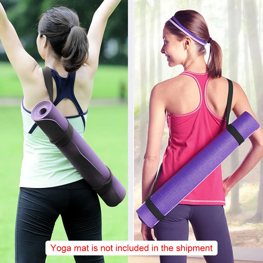Yoga Mat Belt Exercise Sport Sling Shoulder Carry Adjustable Stretch Carrying Home Gym Fitness Equipment