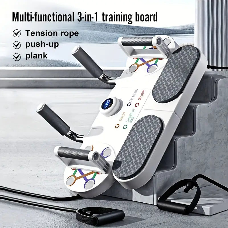 Tənzimlənən Push-Up Stand Timer və Müqavimət Lentləri ilə