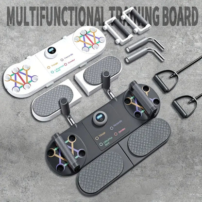 Tənzimlənən Push-Up Stand Timer və Müqavimət Lentləri ilə