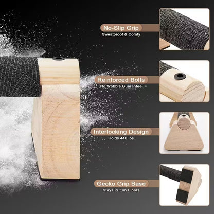 Taxtadan Push-up dayağı