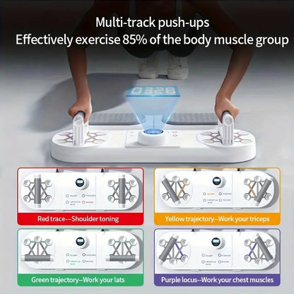 Tənzimlənən Push-Up Stand Timer və Müqavimət Lentləri ilə