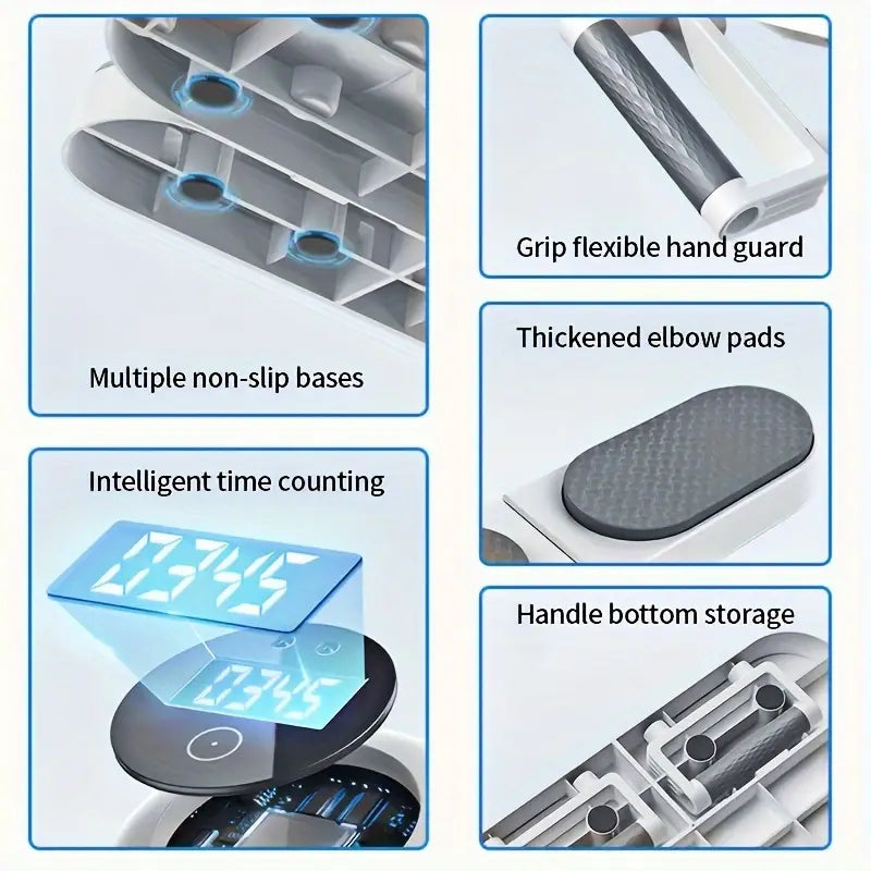 Tənzimlənən Push-Up Stand Timer və Müqavimət Lentləri ilə